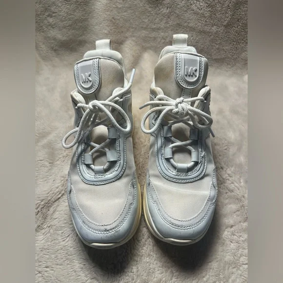 Michael Michael Kors Women's Olympia Logo Chunky Platform Size 6 - Picture 2 of 7